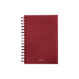 Agenda Diaria Lette 2026 Rojo
