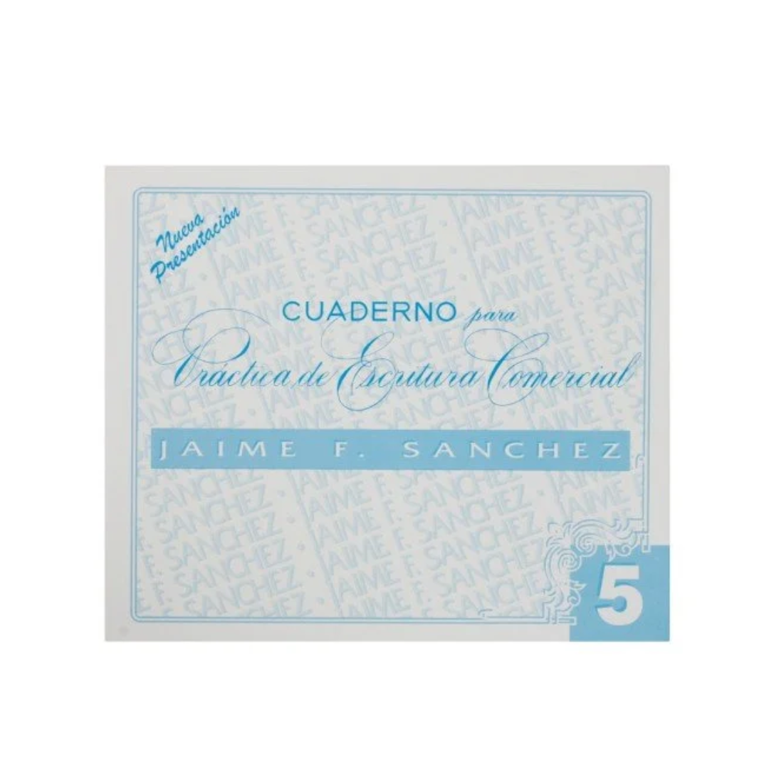 CUADERNO DE CALIGRAFIA JAIME SANCHEZ 5