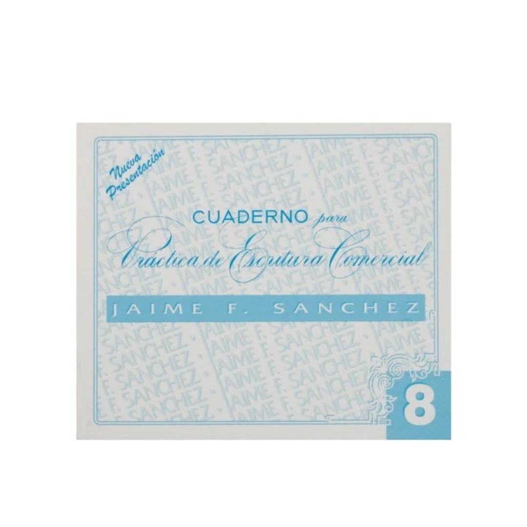 CUADERNO DE CALIGRAFIA JAIME SANCHEZ 8
