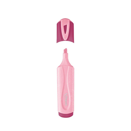 Marcador Resaltador Glitter Rosa Maped