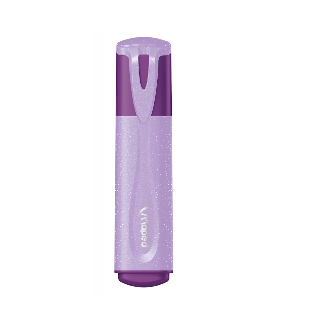 Marcador Resaltador Glitter Lila Maped