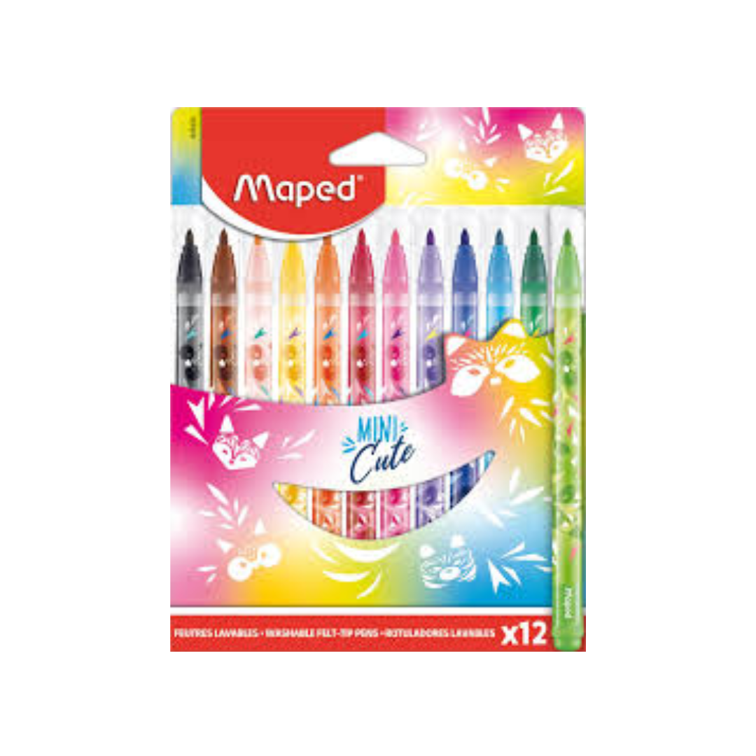 Marcador Estuche 12c Mini Cute Maped