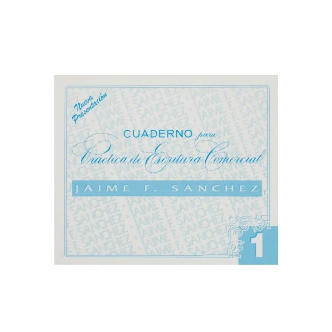CUADERNO DE CALIGRAFIA JAIME SANCHEZ 1