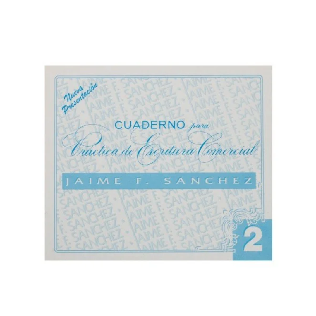 CUADERNO DE CALIGRAFIA JAIME SANCHEZ 2
