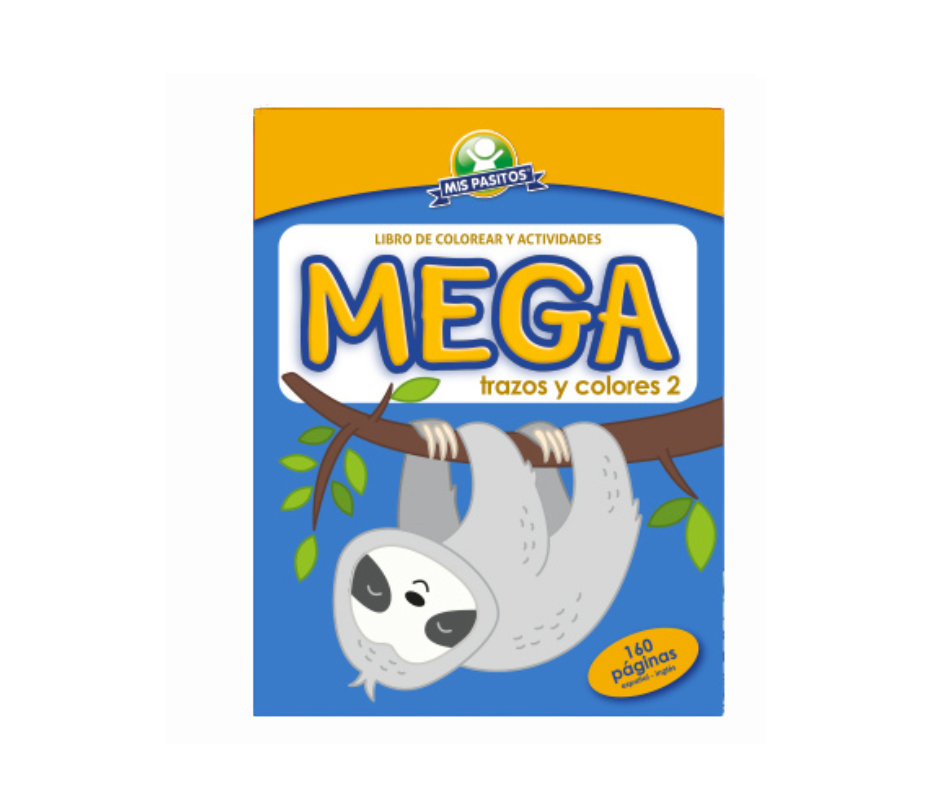 Libro Mega Trazos y Colores 2 - Mis Pasitos