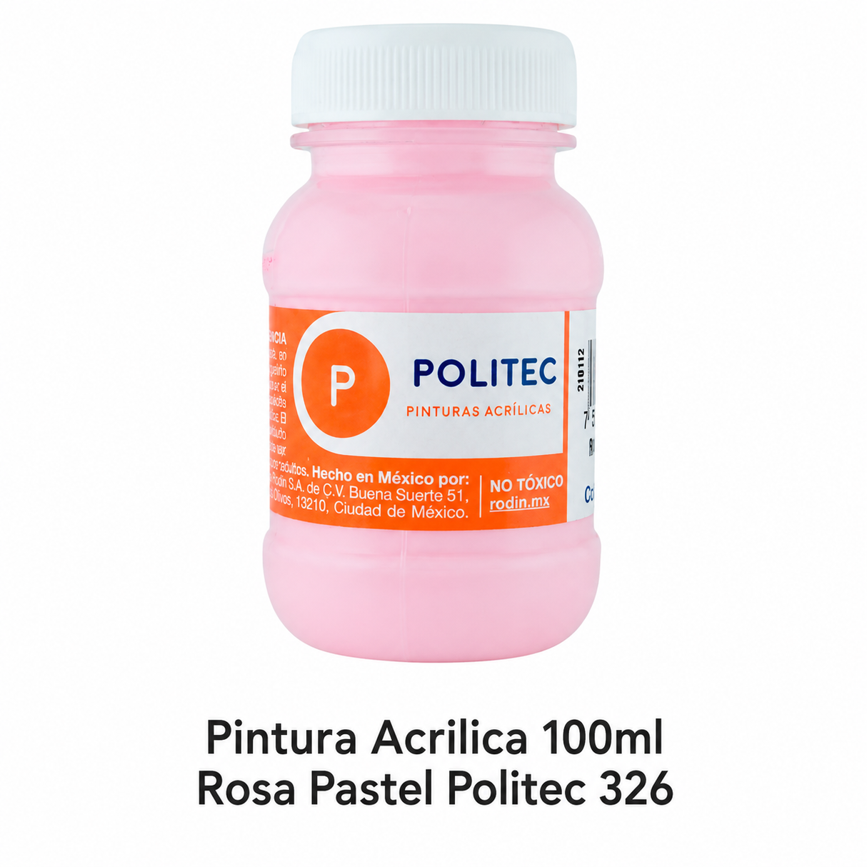 Pintura Acrilica 100ml Rosa Pastel Politec 326