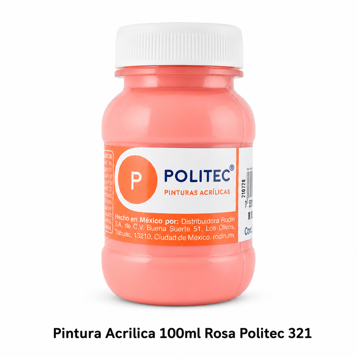 Pintura Acrilica 100ml Rosa Politec 321
