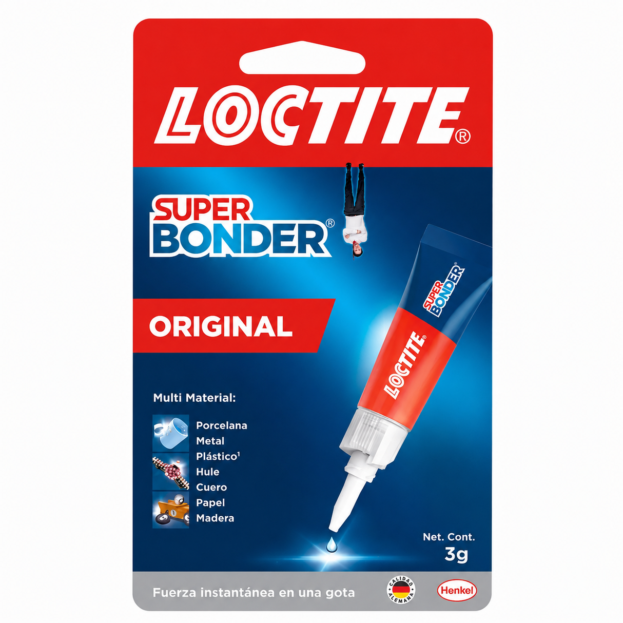 Goma /Pegamento Super Bonder Instantáneo Tubo 3G