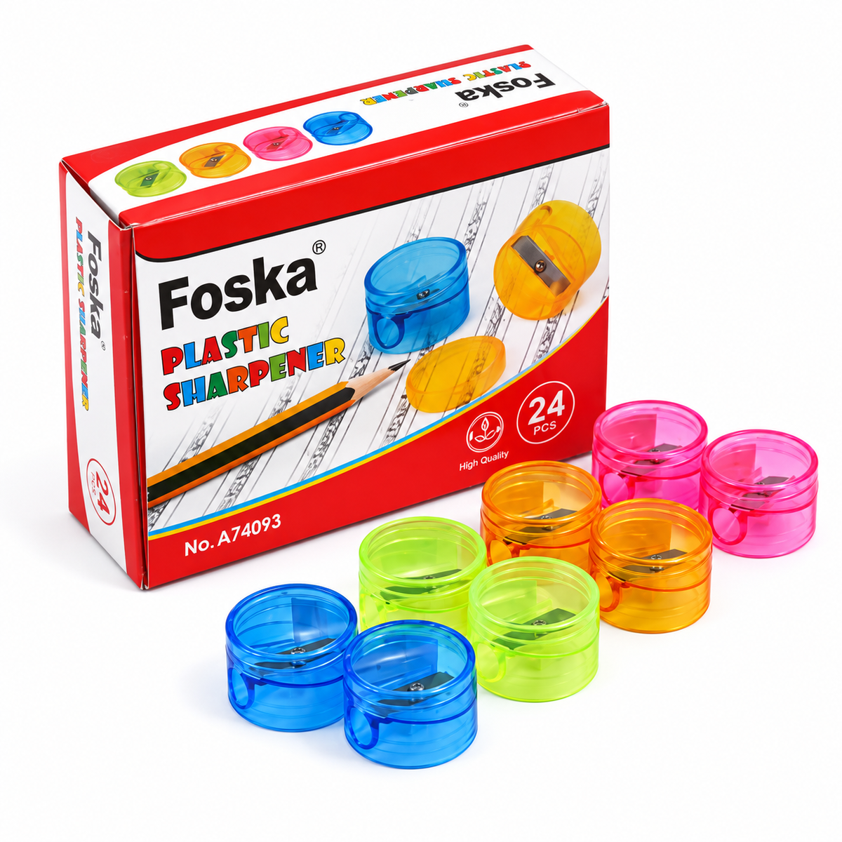 Sacapunta con Deposito Foska AT4093 Redondo 1 Agujero