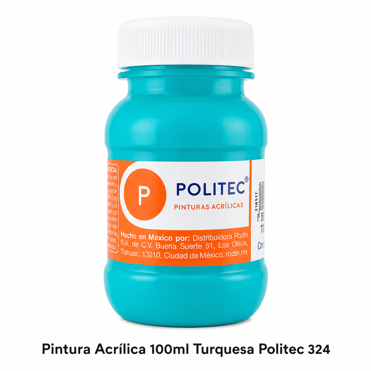 Pintura Acrilica 100ml Turquesa Politec 324