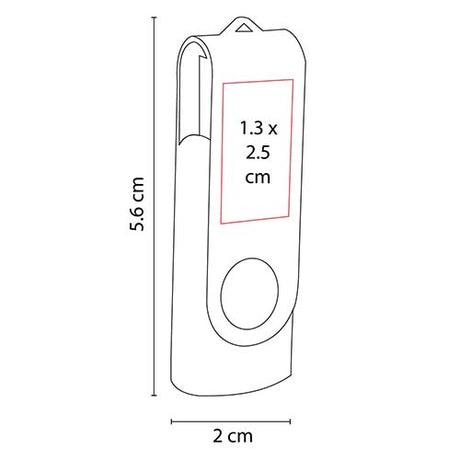 Memoria USB SELWIN 16GB CON TU LOGO