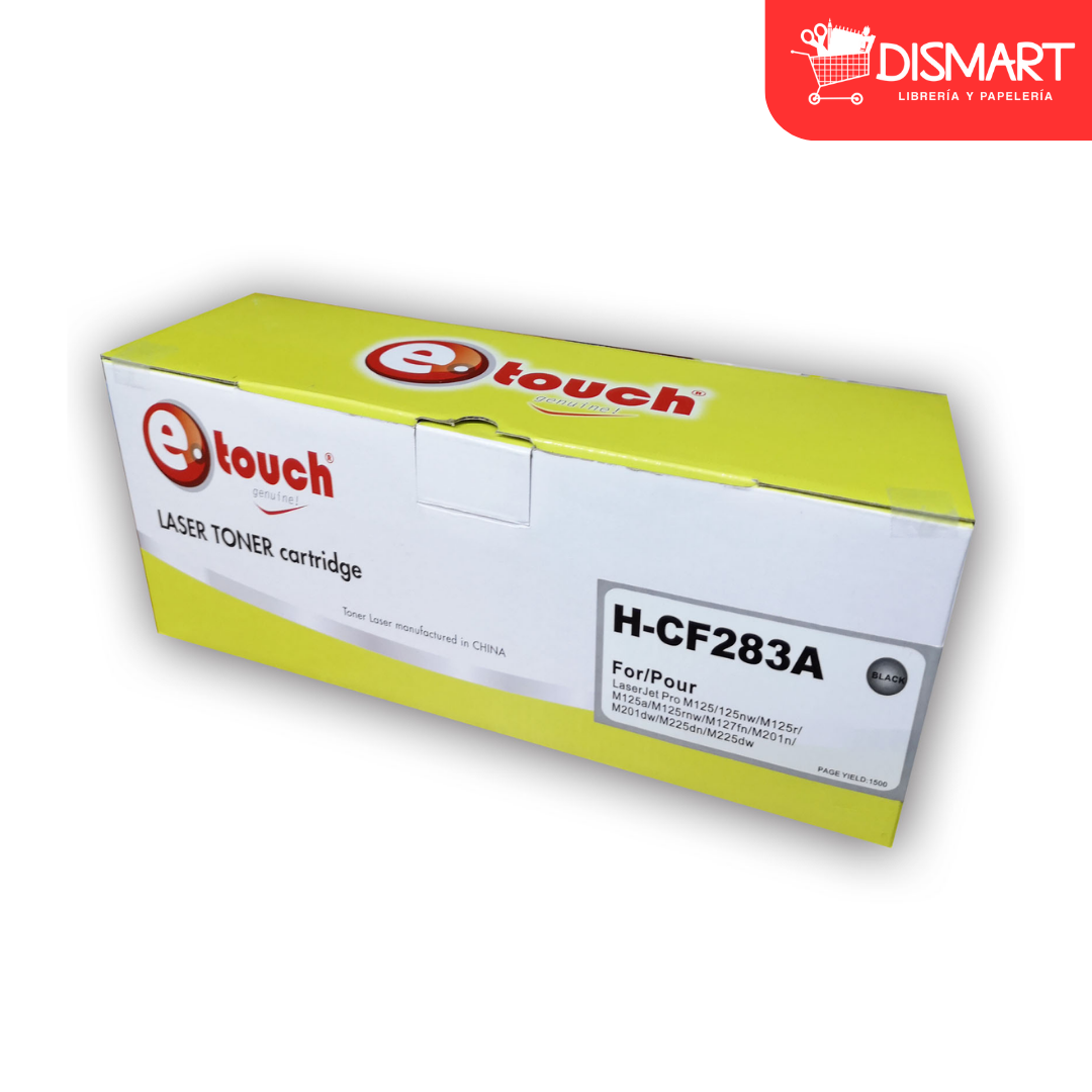 TONER PARA HP LASERJET CF283A 100% NUEVO ETOUCH®