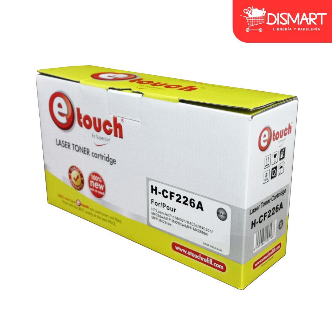 TONER HP LASERJET CF226A 100% NUEVO ETOUCH®