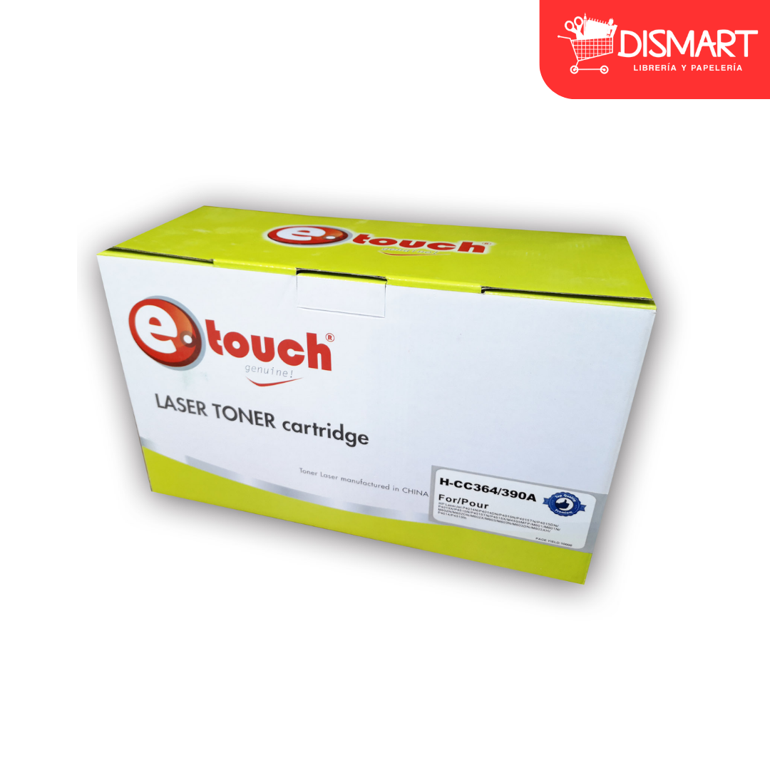 Toner hp laserjet ce390a / ce364a 100% nuevo etouch®