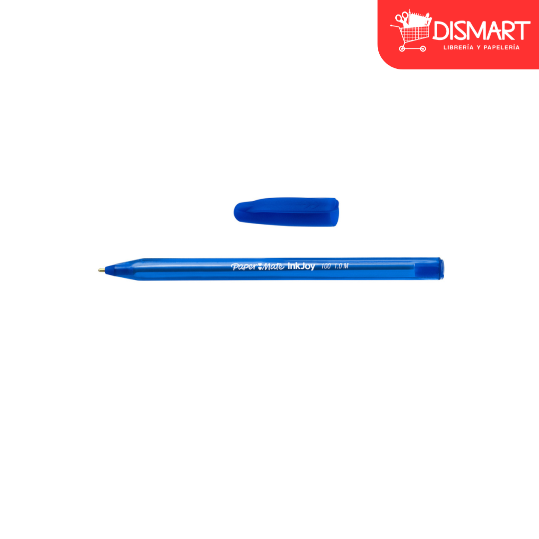 Boligrafo paper mate kilometrico 100 azul