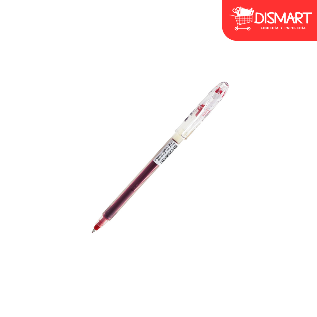 Boligrafo pilot bl-sg-5 super gel 0.5mm rojo