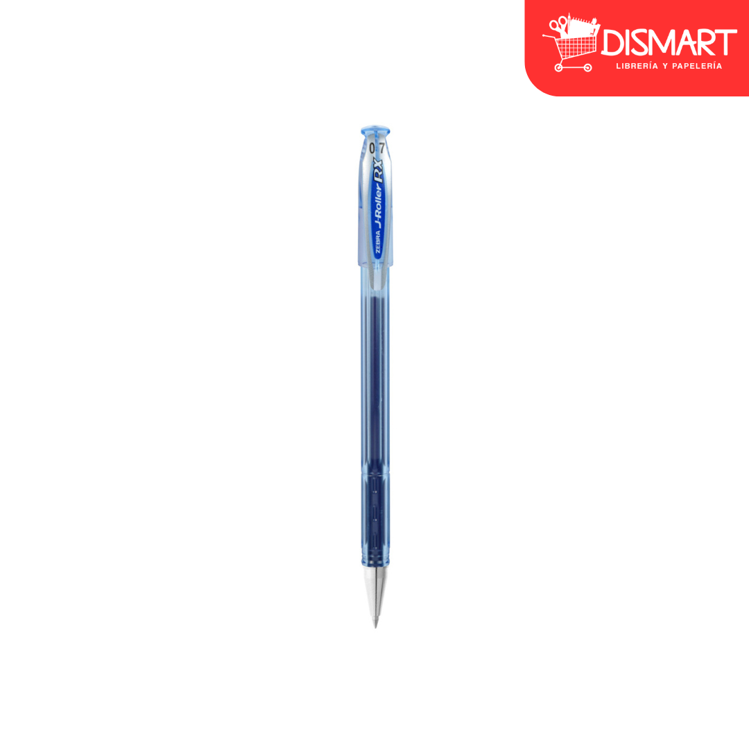 Boligrafo zebra j-roller rx gel 0.7mm azul