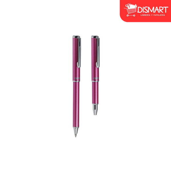 Boligrafo zebra mini slide pen 7913-04 0.7mm rosa