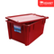 Caja para archivo multibox plastica oficio rojo