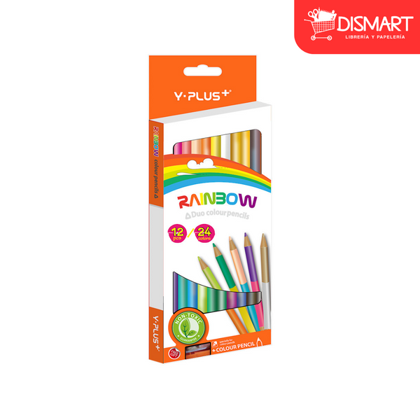 Crayon de madera y-plus pc1209 12-24 bicolor