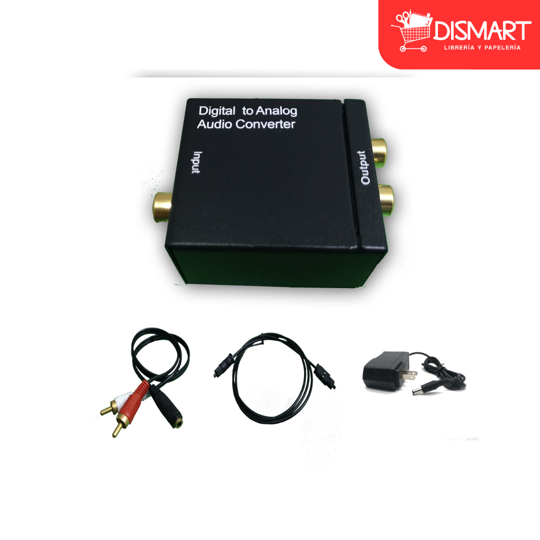 Adaptador de audio digital analogo rca etouch®