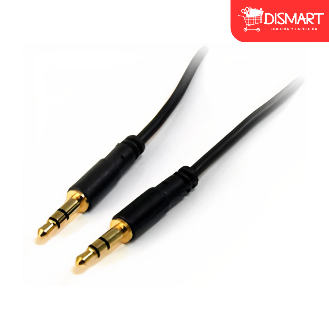 Cable de audio 3.5mm macho-macho 1.80 metros etouch®