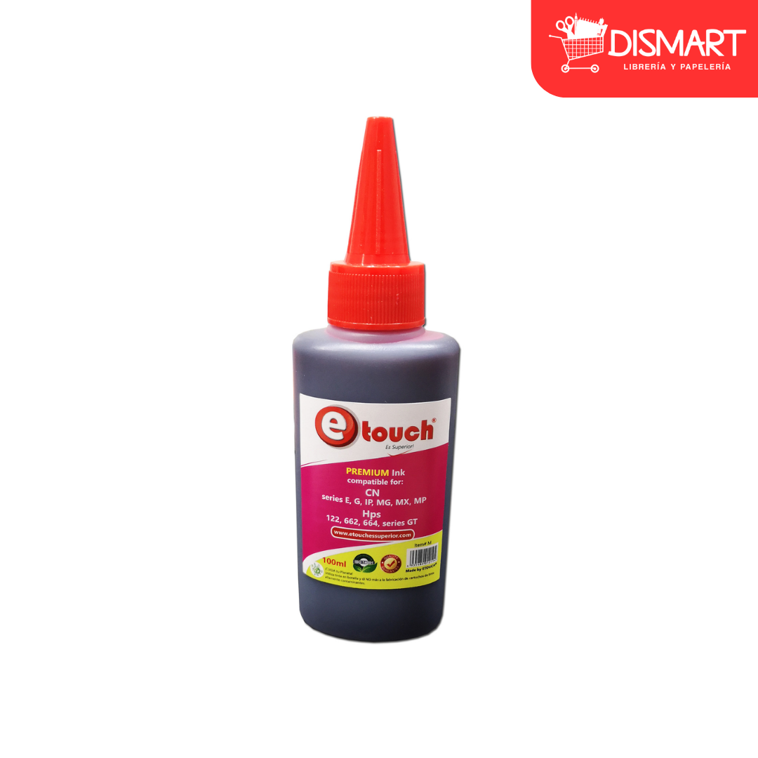 Tinta 100 ml universal canon / hp magenta etouch®