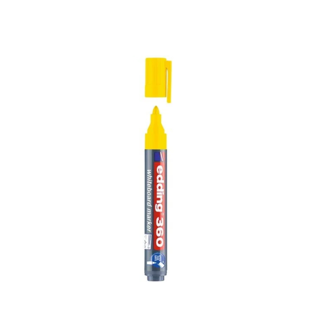 Marcador Pizarra Edding 360 Recargable Amarillo