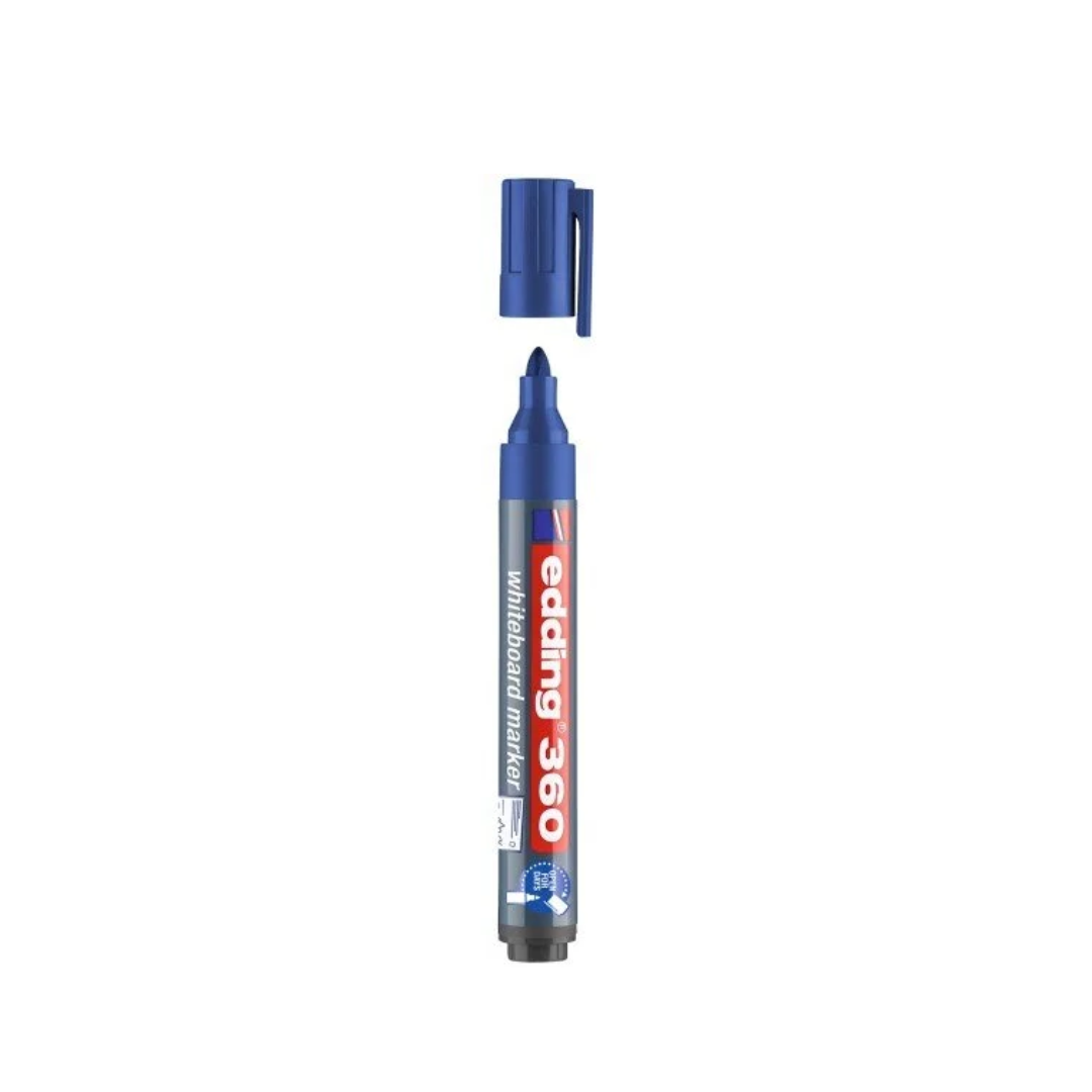 Marcador Pizarra Edding 360 Recargable Azul