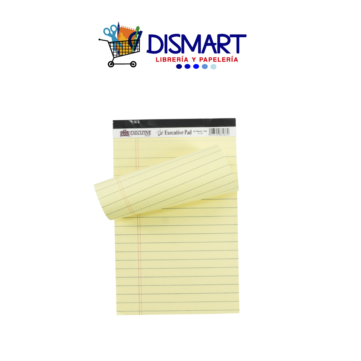 Block Rayado 50H Amarillo Media Carta – Dismart GT | Libreria y Papeleria