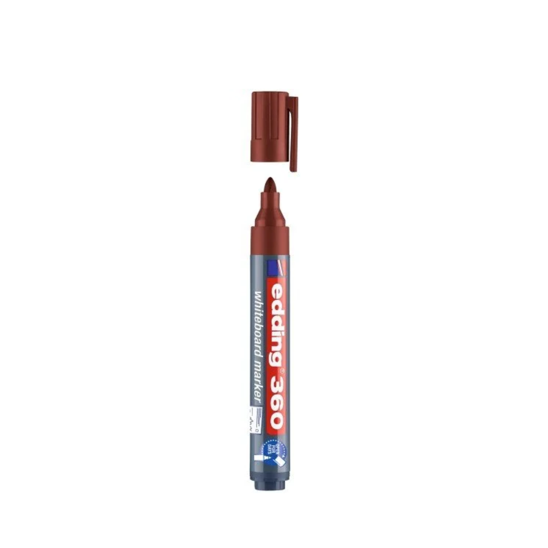 Marcador Pizarra Edding 360 Recargable Cafe