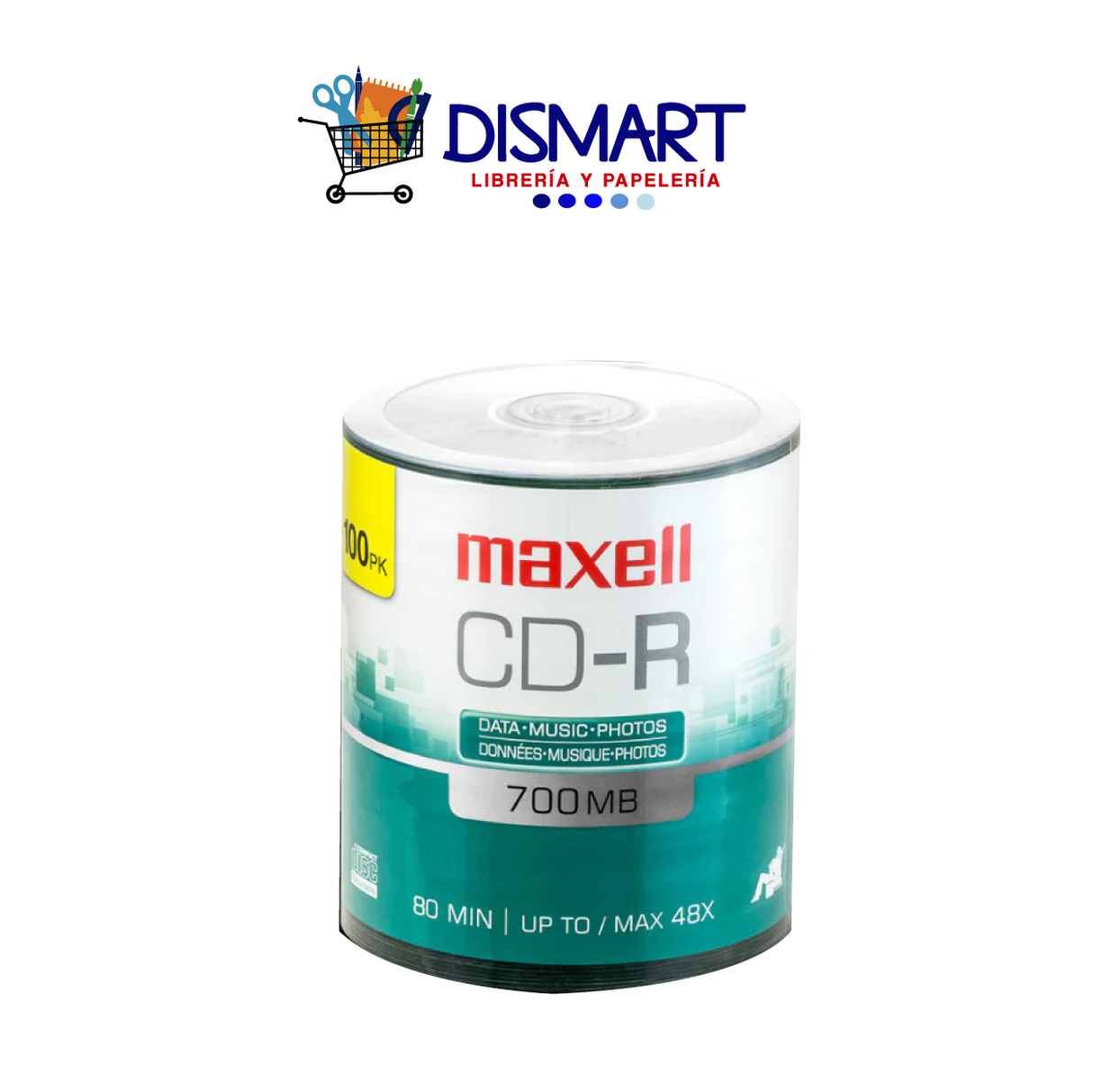 CD-R 700MB 48X TX100 pcs Maxell