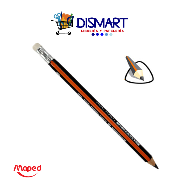 Lápiz Jumbo Triangular Maped – Dismart GT | Libreria y Papeleria