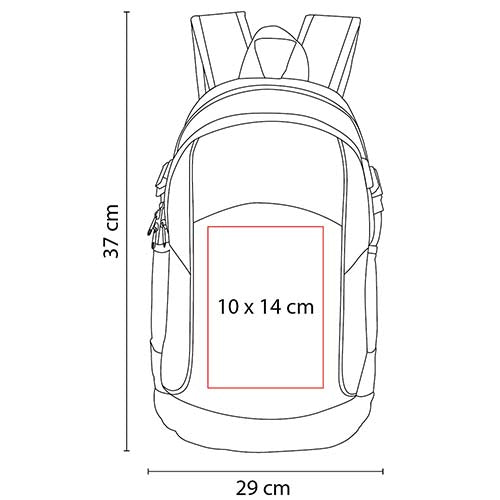 MOCHILA ESCOLAR CITARUM ROJO