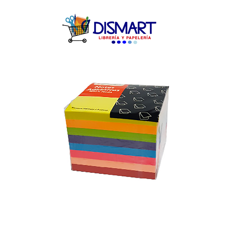 Block de Notas 2x2 Cubo 400H Neon Precisión – Dismart GT | Libreria y ...
