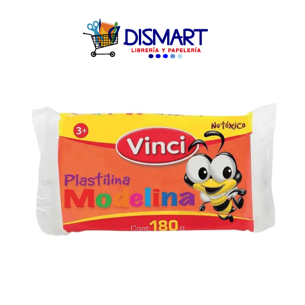 Plasticina Marq.180gr. Vinci Anaranjado