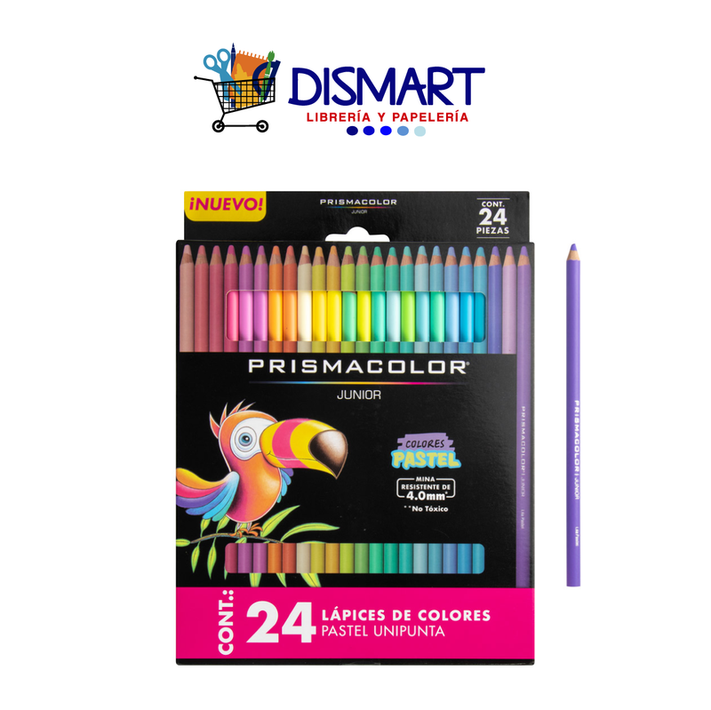 Crayón Madera 24 Colores Pastel Prismacolor