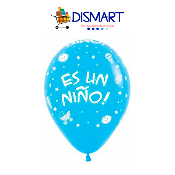 Globo Estándar #12 Es Niño Estándar 12pcs. Flexouniversal