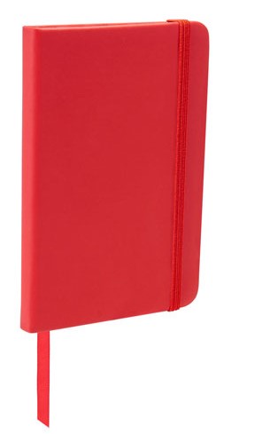 Libreta BAIONA Empastado 9.8 x 14.6 cm 80 Hojas Rayada Rojo  ( Promocional )