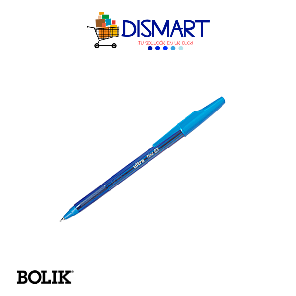 Bolígrafo punto fino 0.7mm Azul - Bolik Ultra Fino