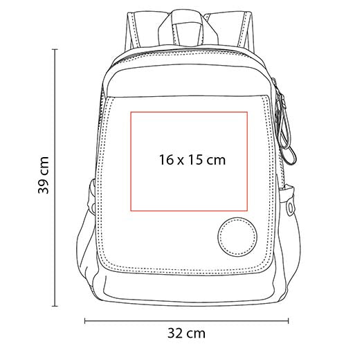 MOCHILA ESCOLAR TIKAL GRIS