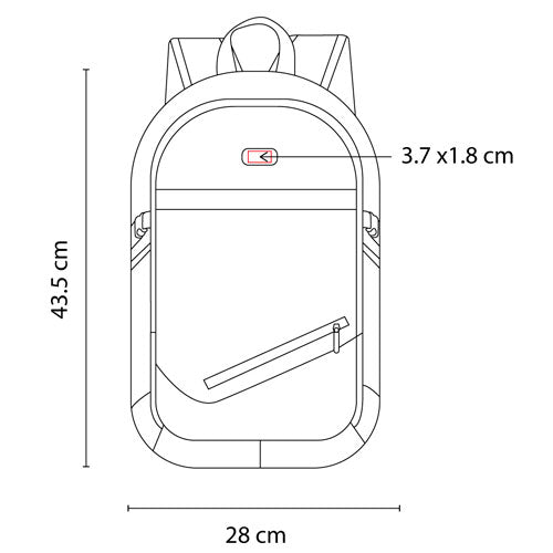 MOCHILA UNIVERSITARIA SLAVONSKY AZUL