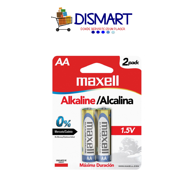 Batería Alcalina AA Blíster x 2 - Maxell