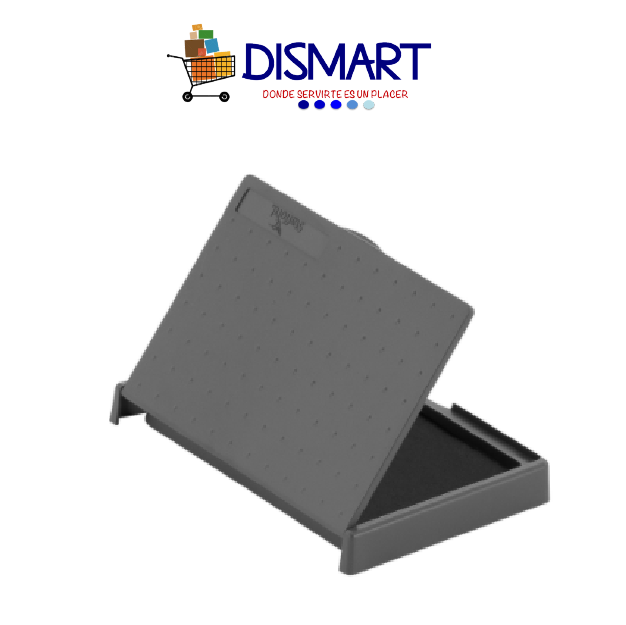 Almohadilla p/sellos base plástica 11 x 7.5 cm. Negro. Stafford
