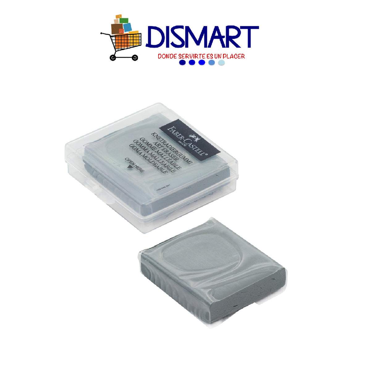 Borrador Moldeable Gris Para Arte - Faber Castell