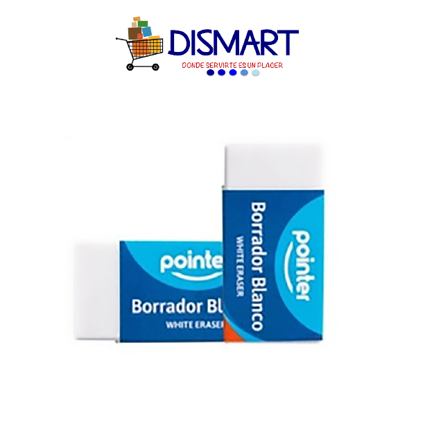 Borrador Blanco Mediano Pointer ER210A-20