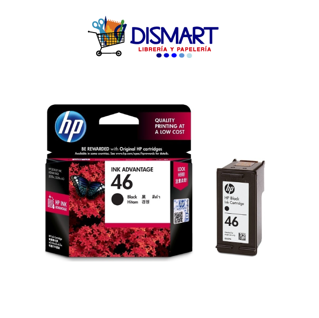 Cartucho Original HP Color Negro Ink Advantage 46