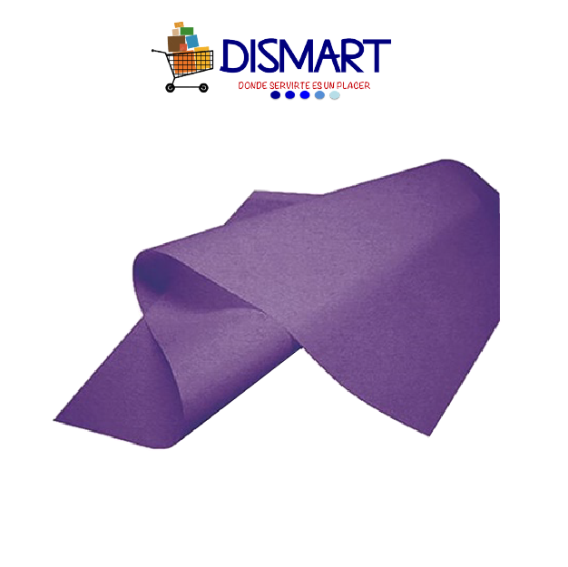 Papel China Liso Pliego 18.5"x25.5" Morado