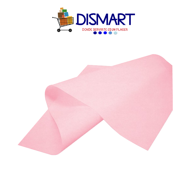 Papel China Liso Pliego 18.5"x25.5" Rosado