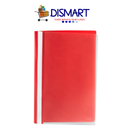 Folder Plástico Portada Transparente. T/Oficio. Rojo
